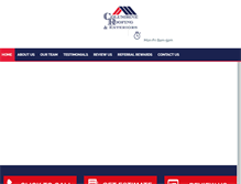 Tablet Screenshot of columbineroofing.com
